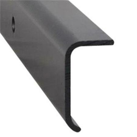 AP PRODUCTS 16 ft. Black Aluminum Long Leg Non Insert Trim 021-86102-16